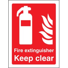 Fire Extinguisher Keep Clear Fire Extinguisher Keep Clear