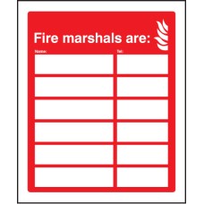 Fire Marshals Are (6 Names and Numbers) Fire Marshals Are (6 Names and Numbers)
