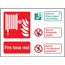 Hose Reel Identification Sign