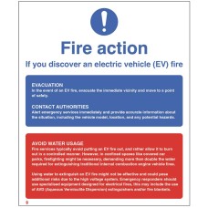 Fire Action - Electric Vehicle Fire Action - Electric Vehicle