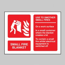 Small Fire Blanket - Extinguisher Identification Small Fire Blanket - Extinguisher Identification
