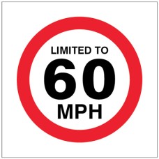 Limited to 60mph
