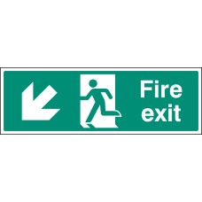 Fire Exit - Down and Left Fire Exit - Down and Left