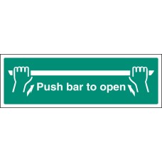 Push Bar to Open Push Bar to Open
