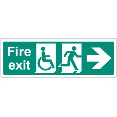 Disabled Fire Exit - Arrow Right Disabled Fire Exit - Arrow Right