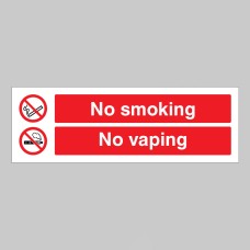 No Smoking - No Vaping