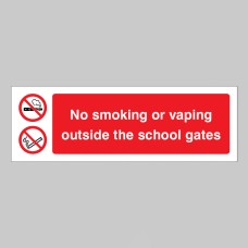 No Smoking or Vaping Outside the School Gates