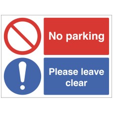 No Parking - Please Leave Clear No Parking - Please Leave Clear