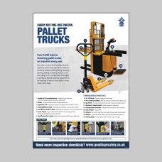 Pallet Truck Inspection Checklist - Poster (A2)