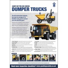 Dumper Truck Inspection Checklist - Poster (A2) Dumper Truck Inspection Checklist - Poster (A2)