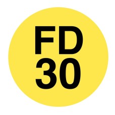 FD30 - Fire Door ID Tags (Pack of 50)