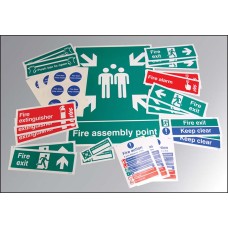 Fire Safety Signs Kit Fire Safety Signs Kit