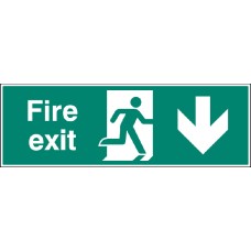 Double Sided Large Fire Exit - Down Double Sided Large Fire Exit - Down
