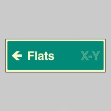 Flats X-Y - Arrow Left (Specify when ordering) - 