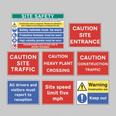 Construction Sign Pack (8 Signs)