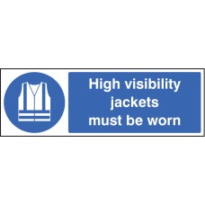 High Visibility Jackets Must be Worn