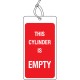 This Cylinder Is Empty - Safety Tag (Pack of 10)