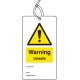 Warning - Unsafe - Double Sided Safety Tag (Pack of 10)