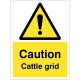 Caution - Cattle Grid