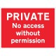 Private - No Access without Permission
