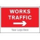 Works Traffic Only - Arrow Right - Add a Logo - Site Saver