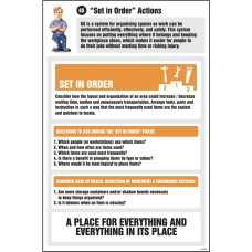 Set in Order Actions Information - Poster Set in Order Actions Information - Poster