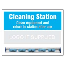Cleaning Station Shadow Board with Hanging Rail Cleaning Station Shadow Board with Hanging Rail