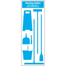 Cleaning Station Shadow Board (7 piece) Cleaning Station Shadow Board (7 piece)