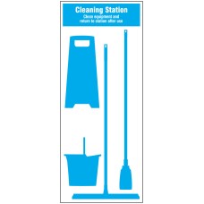 Cleaning Station Shadow Board (4 piece) Cleaning Station Shadow Board (4 piece)