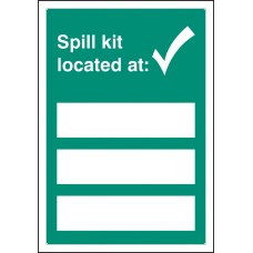 Spill Kit Located At - Adapt-a-Sign Spill Kit Located At - Adapt-a-Sign