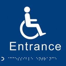 Braille - Disabled Entrance Braille - Disabled Entrance