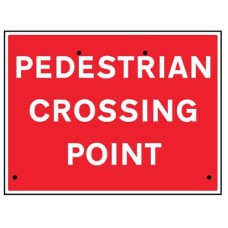 Re-Flex Sign - Pedestrian Crossing Point
