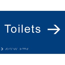 Braille - Toilets - Arrow Right Braille - Toilets - Arrow Right