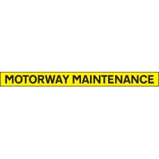 Motorway Maintenance - Reflective Self Adhesive Vinyl