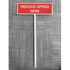 Reduce Speed Now - Verge Sign Reduce Speed Now - Verge Sign