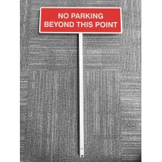 No Parking Beyond this Point - Verge Sign No Parking Beyond this Point - Verge Sign