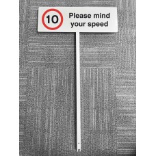 10mph - Please Mind Your Speed - Verge Sign 10mph - Please Mind Your Speed - Verge Sign