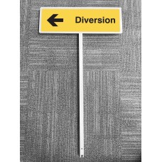 Diversion - Arrow Left - Verge Sign Diversion - Arrow Left - Verge Sign