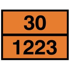 Kerosene Embossed ADR Plate