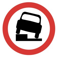 No Parking on Verge or Footway - Class RA1 and R2 No Parking on Verge or Footway - Class RA1 and R2