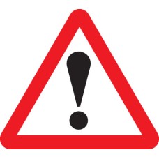 ! - Road Traffic - Exclamation Symbol