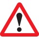 ! - Road Traffic - Exclamation Symbol