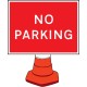 No Parking - Cone Sign