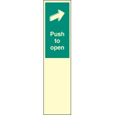 Door Plate - Push to Open Door Plate - Push to Open