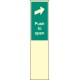 Door Plate - Push to Open