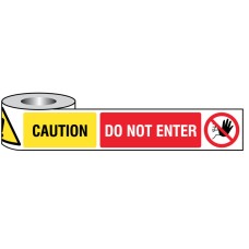Caution - Do Not Enter - Barrier Tape Caution - Do Not Enter - Barrier Tape