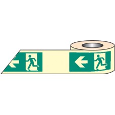 Man Arrow Left Photoluminescent Tape (Glow in the Dark) Man Arrow Left Photoluminescent Tape (Glow in the Dark)