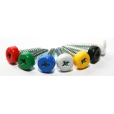 Red Poly Top Screws (Pack of 12) - 