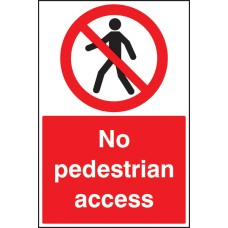 No Pedestrian Access - Floor Graphic No Pedestrian Access - Floor Graphic