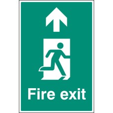 Fire Exit - Up / Straight On - Floor Graphic Fire Exit - Up / Straight On - Floor Graphic